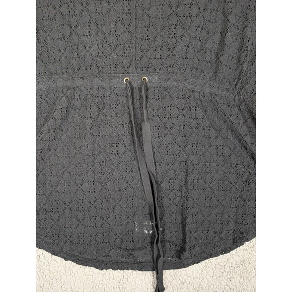 Eddie Bauer Casual Beach Dress Cover Up Size Large Swim See Thru Athletic Black - Picture 4 of 11